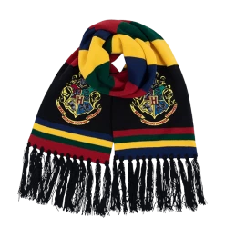 Warner Bros Embroidered Hogwarts Scarf