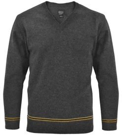 Warner Bros Hufflepuff V-Neck School Sweater