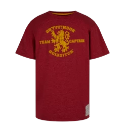 Warner Bros Kids Gryffindor Quidditch Team Captain T-Shirt