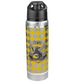 Warner Bros Hufflepuff Stainless Steel Flask