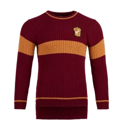 Warner Bros Gryffindor Quidditch Knitted Adult Jumper