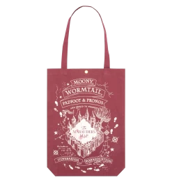 Warner Bros Marauder's Map Canvas Tote