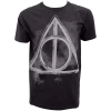 Warner Bros Deathly Hallows Smoky Charcoal T-Shirt 1 Warner Bros Deathly Hallows Smoky Charcoal T-Shirt -Warner Bros DH smoky1