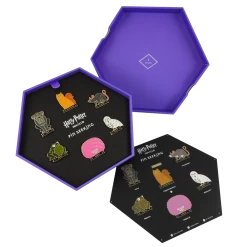 Warner Bros First Edition Hogwarts Pets Enamel Pins Set