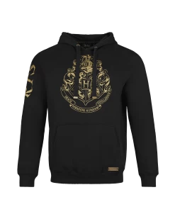 Warner Bros Hogwarts Gold Crest Hooded Jumper