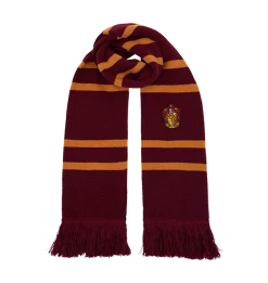Warner Bros Gryffindor Knitted Crest Scarf