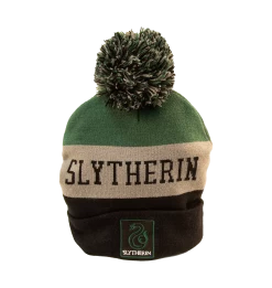 Warner Bros Slytherin Mascot Pom Beanie