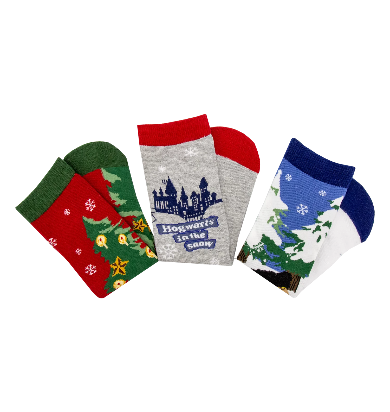 Warner Bros 3-Pack Christmas Socks 3 Warner Bros 3-Pack Christmas Socks