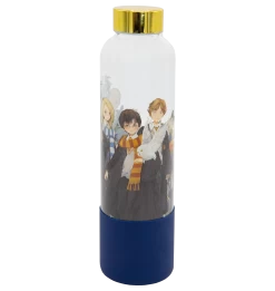 Warner Bros Yume Hogwarts Students Glass Bottle