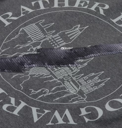 Warner Bros Kids Lightning Bolt Sequin Reverse T-Shirt -Warner Bros gray hog t z