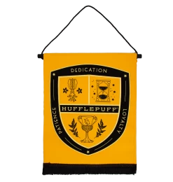 Warner Bros Hufflepuff Attribute Wall Banner