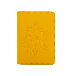Warner Bros Hufflepuff Embossed Crest Passport Holder