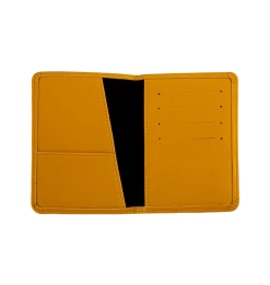 Warner Bros Hufflepuff Embossed Crest Passport Holder -Warner Bros passport emboss huff3