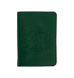Warner Bros Slytherin Embossed Crest Passport Holder